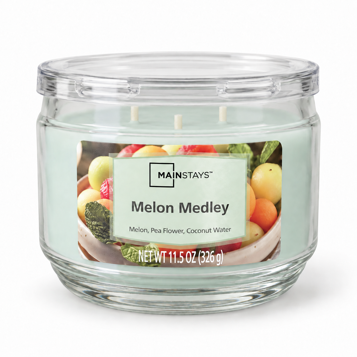 Vela aromática Mainstays de 3 mechas · 326 g