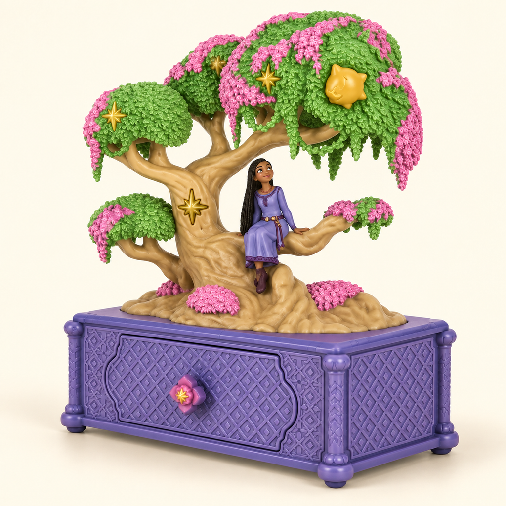 Disney Wish · caja musical de los deseos de Asha