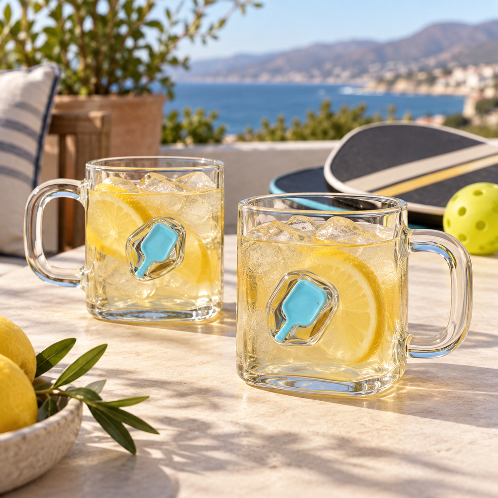 Pickleball Collection · set de 2 vasos con asa