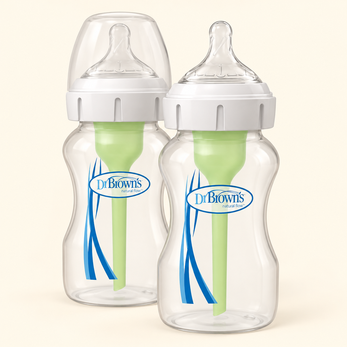 Dr. Brown’s Options+ · set de 2 biberones de boca ancha de 9 oz