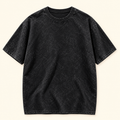 Playera vintage The Dream Negro lavado, talla M. Vista frontal.