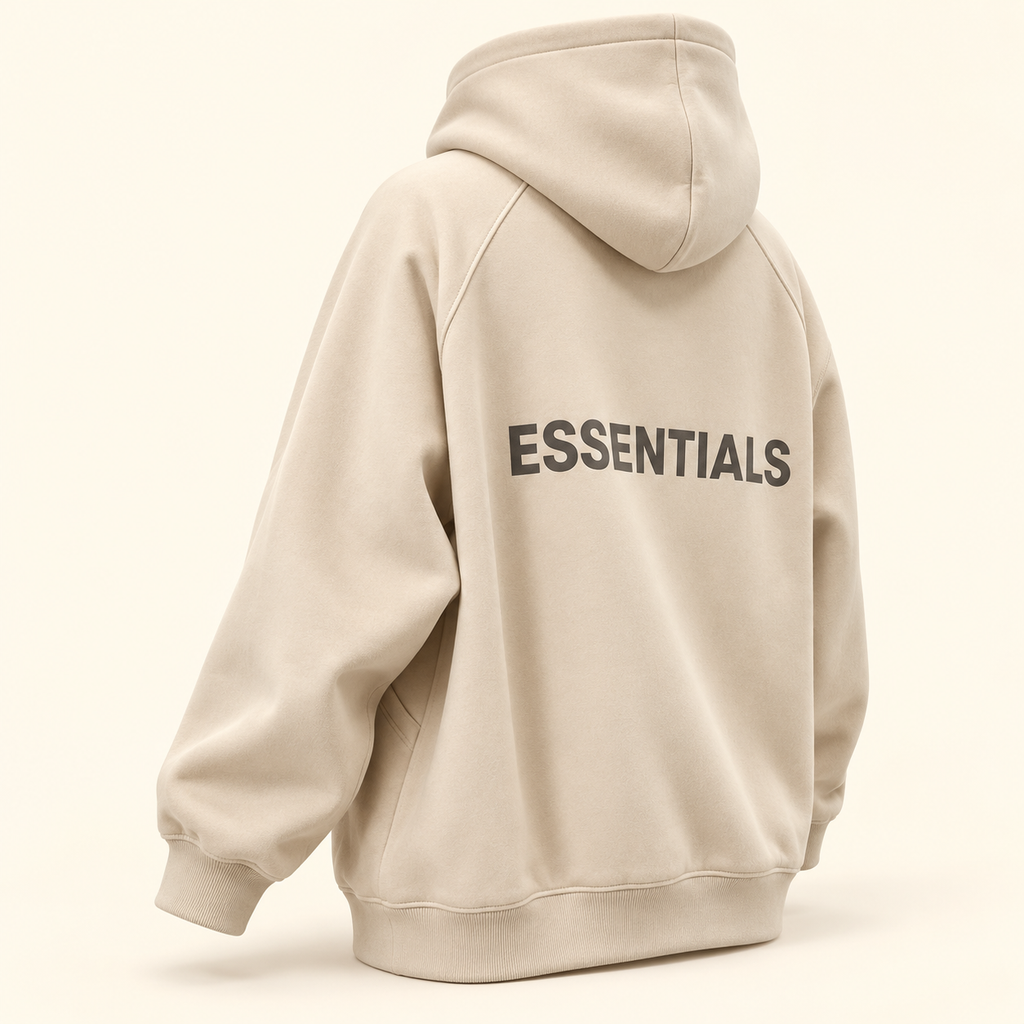 Sudadera albaricoque, espalda reconstruida