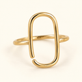 Anillo rectángulo abierto