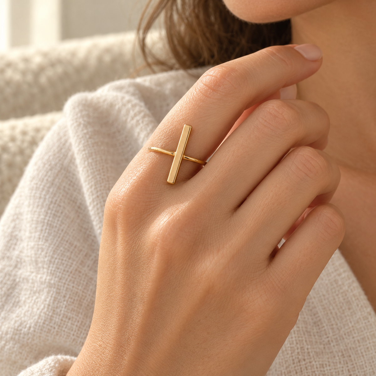 Anillo barra larga, ejemplo de uso