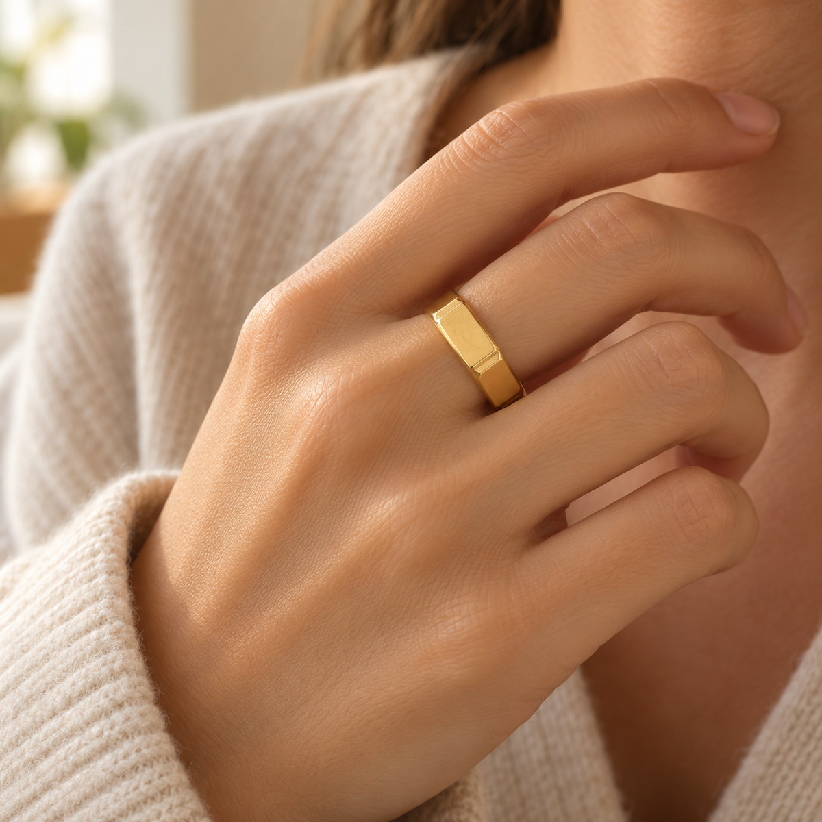 Anillo banda hexagonal, ejemplo de uso