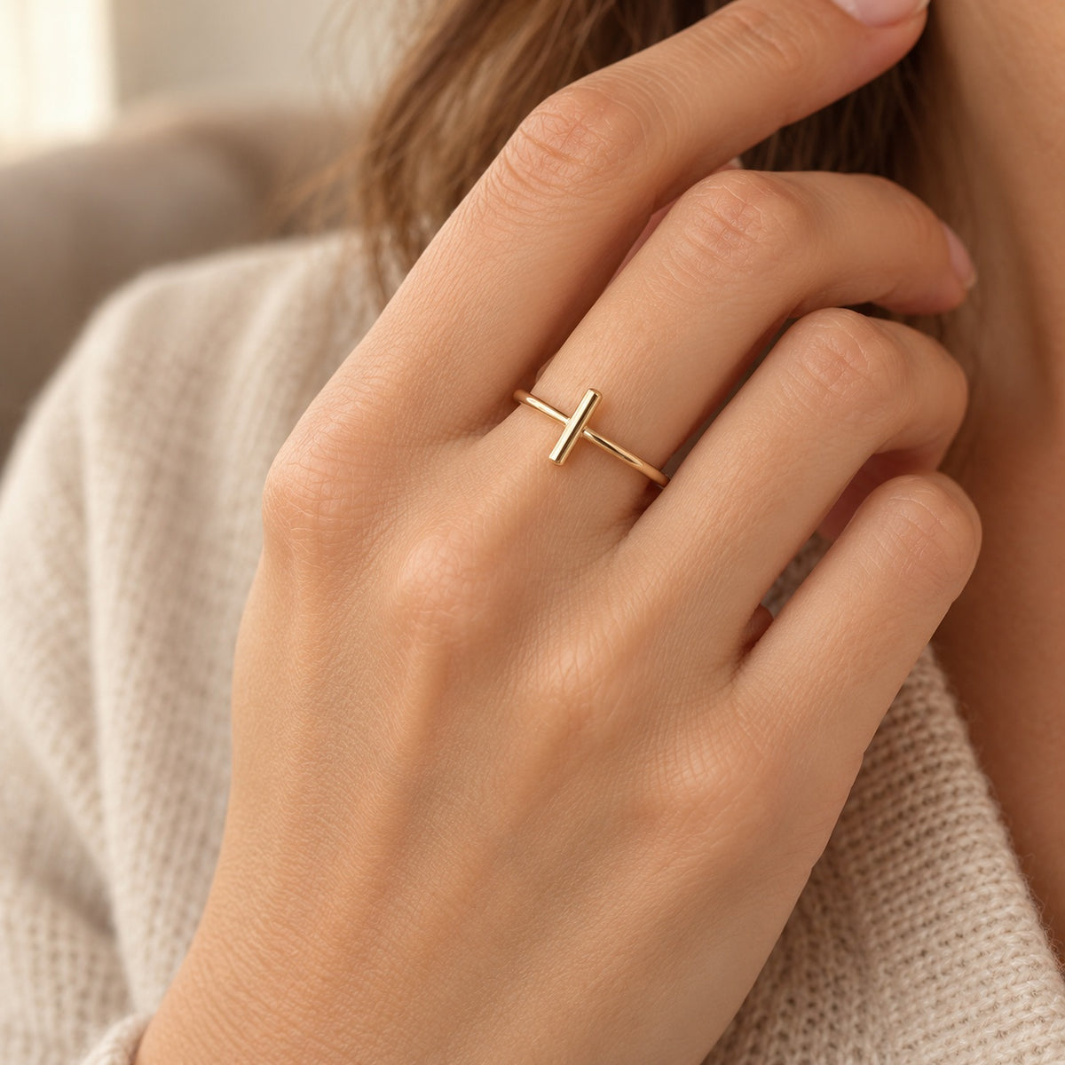 Anillo barra en t, ejemplo de uso