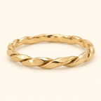 Anillo trenzado irregular