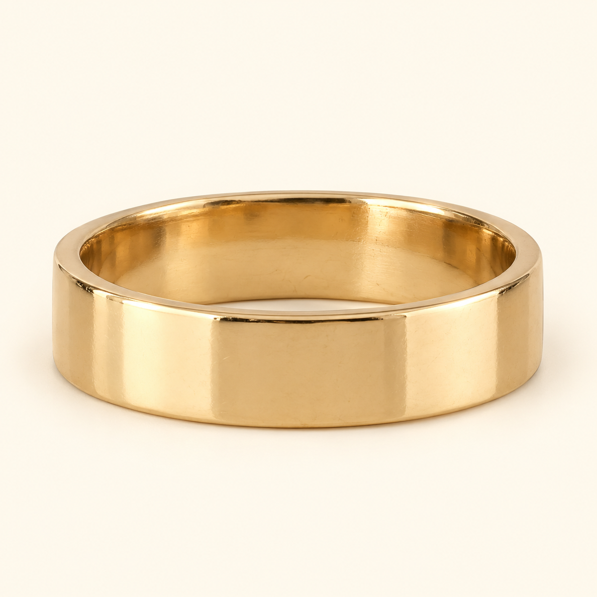 Anillo banda ancha plana