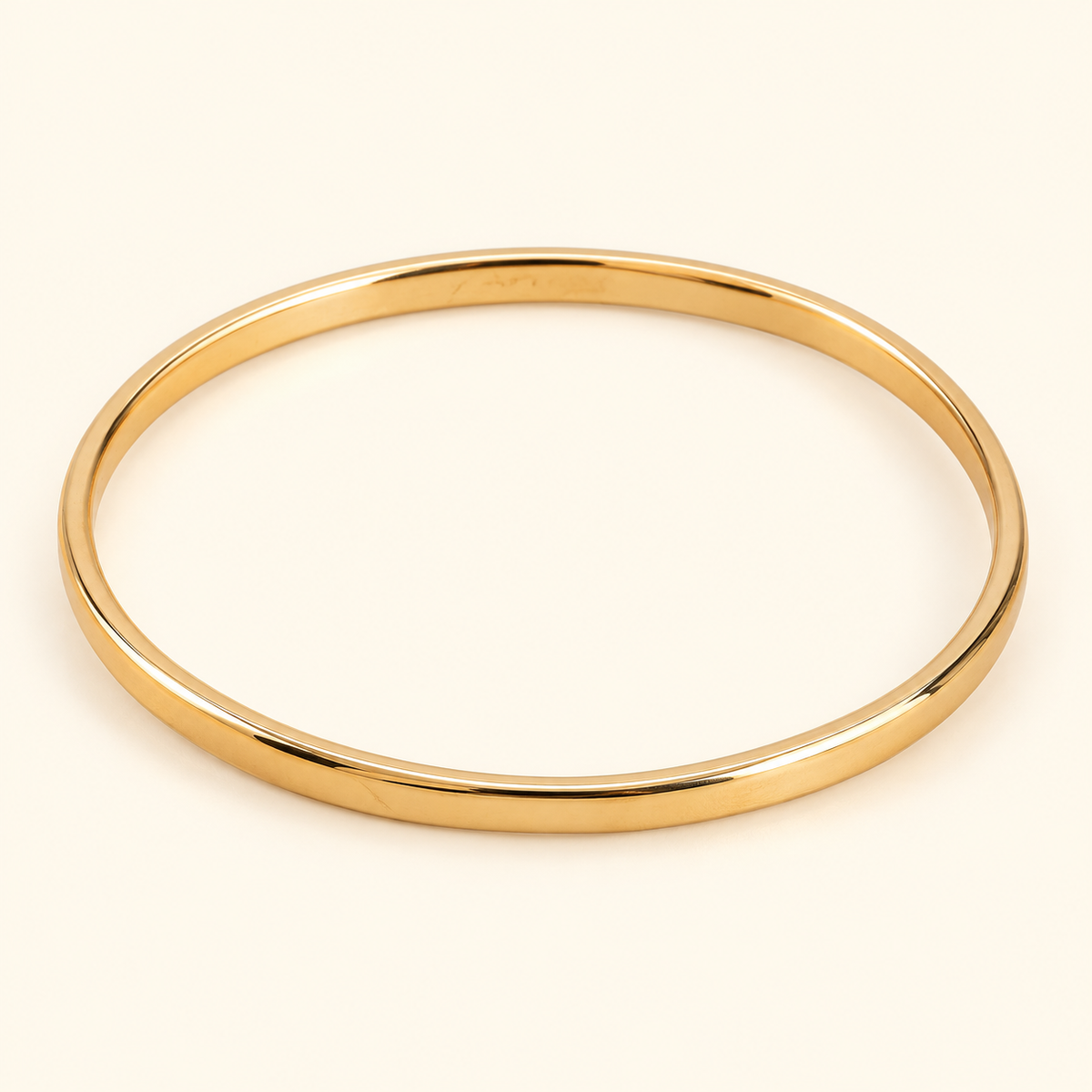 Brazalete liso dorado
