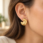 Aretes de media luna, ejemplo de uso