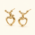 Aretes de figura calada
