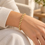 Pulsera torcida gruesa, ejemplo de uso