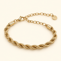 Pulsera torcida gruesa