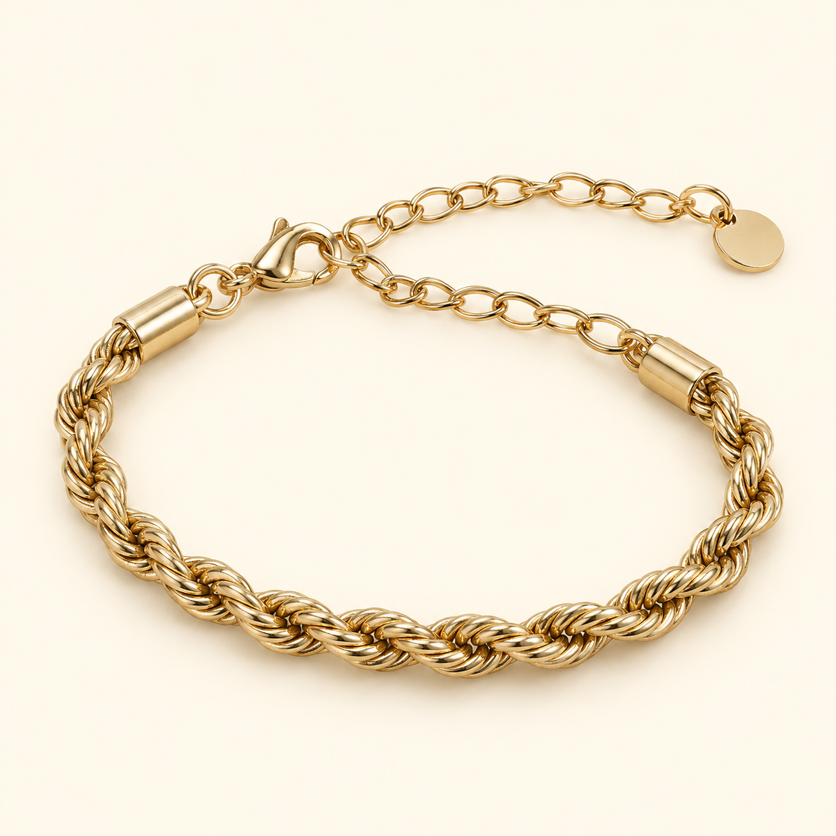 Pulsera torcida gruesa