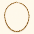 Collar de eslabón torcido