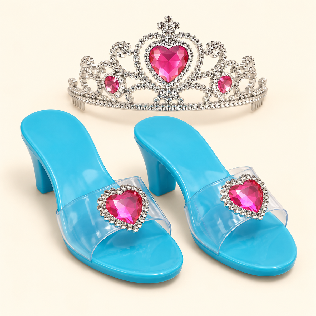 Set de zapatillas y tiara para jugar a disfrazarse