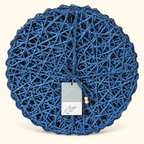 Soho Loft · set de 8 manteles individuales tejidos azules
