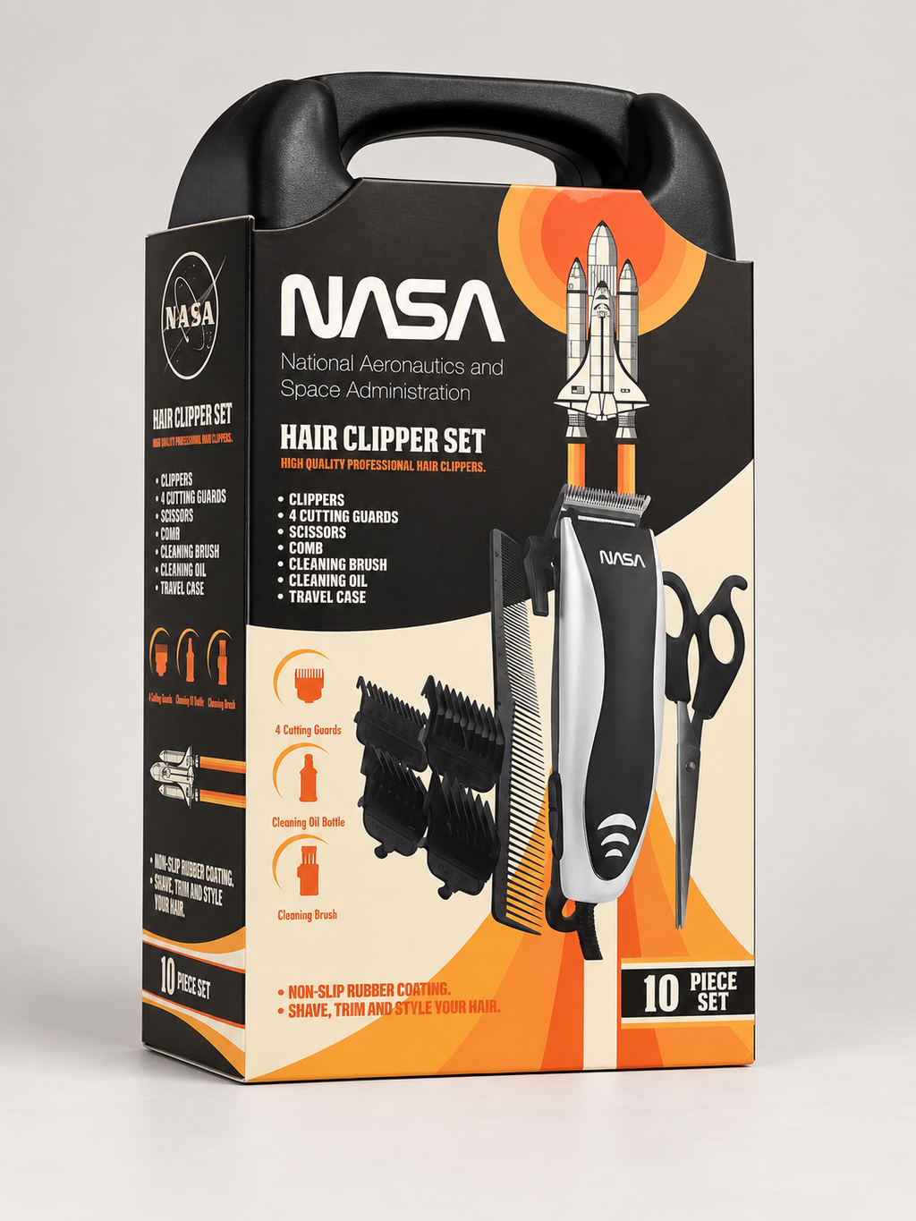 NASA · kit de cortadora de cabello, 10 piezas