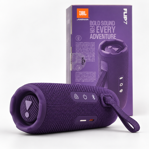 Bocina portátil JBL Flip 7 morada