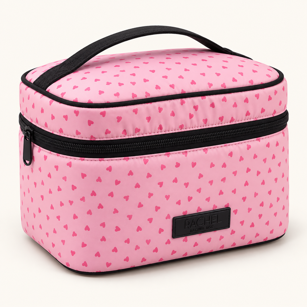 Rachel Rachel Roy · train case rosa de corazones